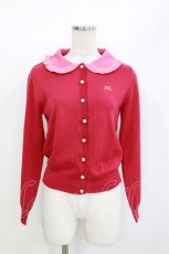 画像1: Jane Marple / Color Combination Cardigan M ローズ H-26-05-15-1042-JM-TO-AK-ZH (1)