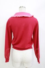 画像2: Jane Marple / Color Combination Cardigan M ローズ H-26-05-15-1042-JM-TO-AK-ZH (2)