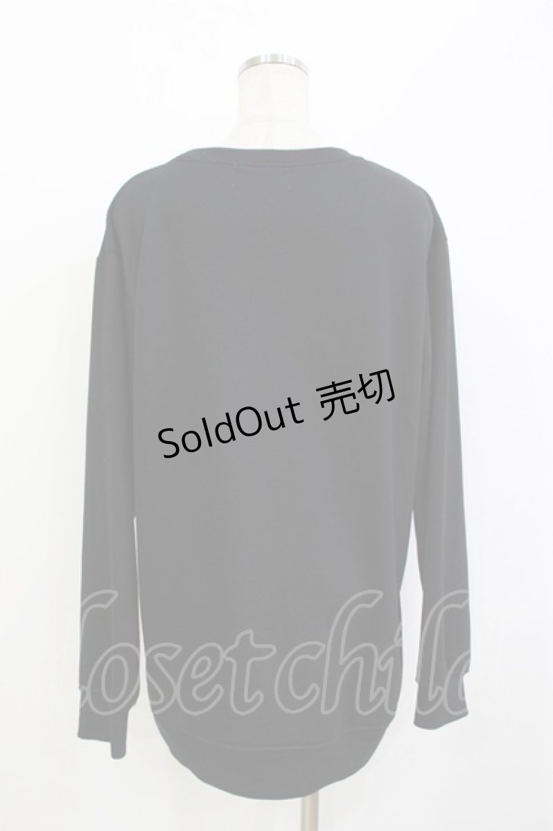 画像2: WORLD WIDE LOVE！(Rydia) / スターチュールスウェットトップス  ブラック H-26-05-15-1045-PU-TO-KB-ZH (2)