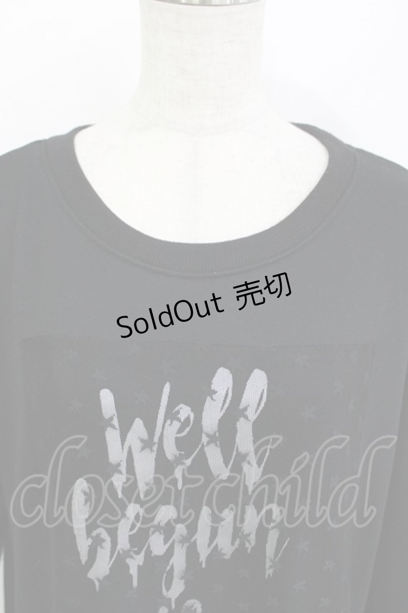 画像3: WORLD WIDE LOVE！(Rydia) / スターチュールスウェットトップス  ブラック H-26-05-15-1045-PU-TO-KB-ZH (3)