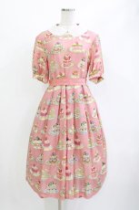 画像1: Jane Marple / Anniversary cakesトリプルカラードレス M アプリコット H-26-05-15-1013-JM-OP-AK-ZH (1)