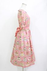 画像2: Jane Marple / Anniversary cakesトリプルカラードレス M アプリコット H-26-05-15-1013-JM-OP-AK-ZH (2)