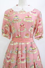 画像4: Jane Marple / Anniversary cakesトリプルカラードレス M アプリコット H-26-05-15-1013-JM-OP-AK-ZH (4)