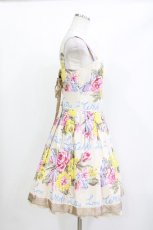 画像2: Jane Marple / Beautiful Bouquetのストラップドレス M シャンパンゴールド H-26-05-15-1014-JM-OP-AK-ZH (2)