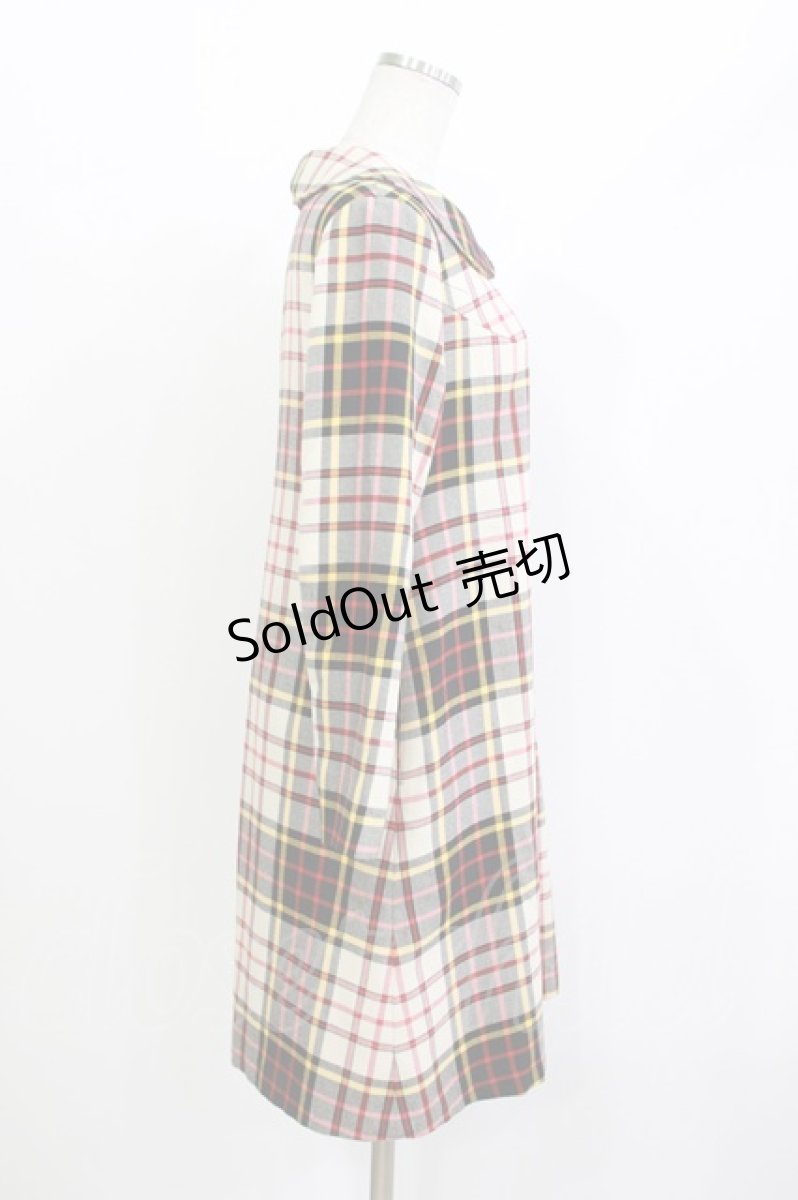 画像2: MILK / Beeチェックワンピース  COUNTRY tartan H-26-05-15-1018-ML-OP-KB-ZT674 (2)