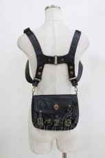 画像1: ALICE and the PIRATES / ハーネスBag  ブラック H-26-05-15-061-PA-BG-NS-ZH (1)