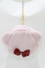 画像1: m petit by misako / AM*クマサンポーチ  ピンク H-26-05-15-065-LO-ZA-NS-ZH (1)