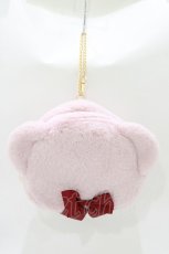 画像1: m petit by misako / AM*クマサンポーチ  ピンク H-26-05-15-066-LO-ZA-NS-ZH (1)