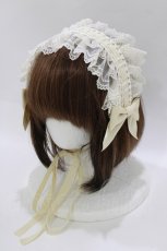 画像1: metamorphose / Tea Time レースヘッドドレス  生成り H-26-05-15-075-ME-AC-NS-ZH (1)