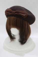 画像1: m petit by misako / AMリボンサーモベレー  ブラウン H-26-05-15-080-LO-AC-NS-ZH (1)
