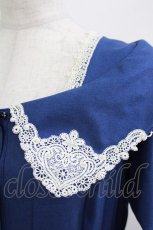 画像4: Innocent World / ハートレースワンピース M サファイアブルー×生成 /Sapphire Blue×Beige H-26-05-15-007-IW-OP-NS-ZH (4)
