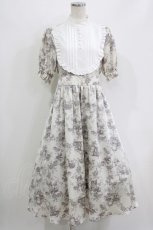 画像1: m petit by misako / AM*トワルドジュイワンピース S オフ H-26-05-15-010-LO-OP-NS-ZH (1)
