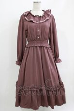 画像1: m petit by misako / AOK*フリルカラータックワンピース L ピンク H-26-05-15-011-LO-OP-NS-ZH (1)