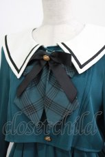 画像4: Amavel / Check Ribbon Setup風セーラーワンピース Free グリーン H-26-05-16-003-CA-OP-NS-ZH (4)
