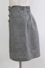 画像2: Fi.n.t / チェックハイウエストショートパンツ Free GRAY×BK H-26-05-16-034-CA-PA-NS-ZH (2)