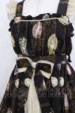 画像4: metamorphose / Vintage cameoハイウエストジャンパースカート サイズ1 ランプブラック(Black) H-26-05-16-004-ME-OP-NS-ZH (4)