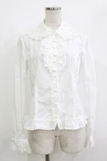 画像1: Angelic Pretty / お嬢様のパール襟ブラウス Free オフ H-26-05-16-048-AP-BL-NS-ZH (1)
