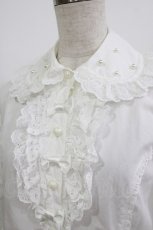 画像3: Angelic Pretty / お嬢様のパール襟ブラウス Free オフ H-26-05-16-048-AP-BL-NS-ZH (3)