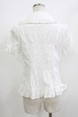 画像2: Angelic Pretty / トリプルリボンジャボブラウス Free オフ H-26-05-16-049-AP-BL-NS-ZH (2)