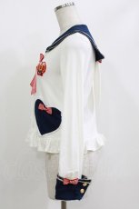 画像2: Angelic Pretty / Bunnyカレッジカットソー Free オフ H-26-05-16-054-AP-TO-NS-ZH (2)