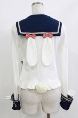 画像3: Angelic Pretty / Bunnyカレッジカットソー Free オフ H-26-05-16-054-AP-TO-NS-ZH (3)
