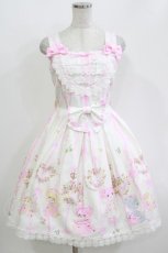 画像1: BABY,THE STARS SHINE BRIGHT / なかよしくみゃちゃんジュディジャンパースカート M ショートケーキ H-26-05-16-006-BA-OP-NS-ZH (1)