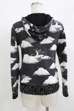 画像2: Angelic Pretty / Misty Skyパーカー Free ブラック H-26-05-16-057-AP-TO-NS-ZH (2)