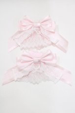 画像1: Angelic Pretty / お姫様レースカフス  ピンク H-26-05-16-067-AP-ZA-NS-ZH (1)