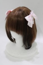 画像1: Amavel / Jerryfish Aquariumリボンクリップ  ピンク H-26-05-16-076-CA-AC-NS-ZH (1)