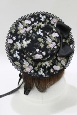 画像2: Kurumi Collaboration / KRMヘッドドレス  ブラック H-26-05-16-081-LO-AC-NS-ZH (2)