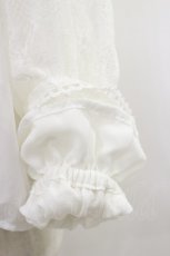 画像4: axes femme kawaii / クラシカルレーシーブラウス M 白 H-26-05-17-004-AX-BL-NS-ZH (4)