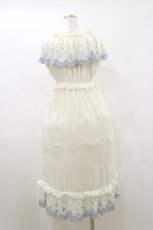 画像2: axes femme POETIQUE / オフショルロングワンピース(リトルマーメイド) M オフ/サックス H-26-05-17-048-AX-OP-NS-ZH (2)