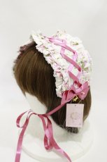 画像1: metamorphose / シャーロットレースアップヘッドドレス  オフ白 H-26-05-17-068-ME-AC-NS-ZH (1)