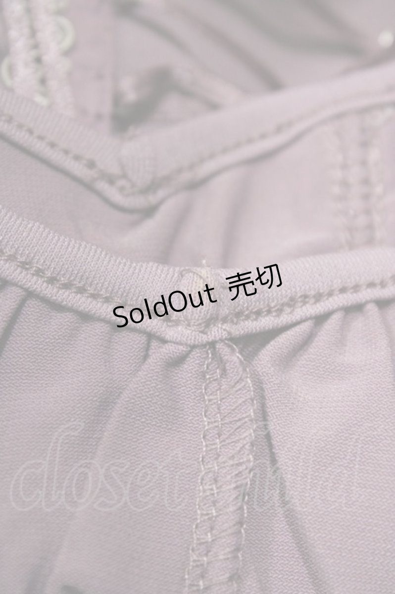 画像4: Ozz Croce / 薔薇刺繍編み上げ半袖トップス  ローズ H-26-05-17-1055-OO-TO-AK-ZH (4)