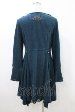 画像2: Ozz oneste / バック刺繍ロングカーデ  グリーン H-26-05-17-1056-OO-TO-AK-ZH (2)
