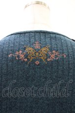 画像3: Ozz oneste / バック刺繍ロングカーデ  グリーン H-26-05-17-1056-OO-TO-AK-ZH (3)