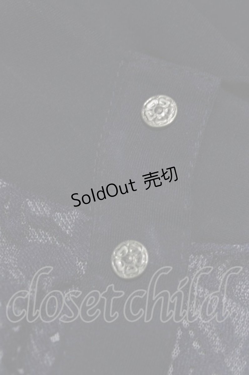 画像4: Ozz oneste / ハイネックプリントトップス  紺 H-26-05-17-1057-OO-TO-AK-ZH (4)