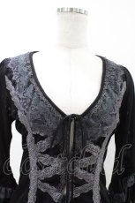 画像3: Rozen Kavalier / レースアップメッシュショートカーデ  黒 H-26-05-17-1060-OO-JA-AK-ZH (3)