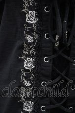 画像3: Ozz oneste / 薔薇刺繍オフショルトップス  黒 H-26-05-17-1061-OO-TO-AK-ZH (3)