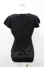 画像2: Ozz oneste / チャイナ刺繍トップス  黒 H-26-05-17-1062-OO-TO-AK-ZH (2)