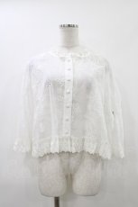 画像1: ATELIER PIERROT / レースケープ  ホワイト H-26-05-17-1064-EL-JA-KB-ZH (1)