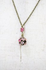 画像1: Michal Negrin / クリスタルネックレス  ピンク H-26-05-17-1016-LO-AC-KB-ZH (1)