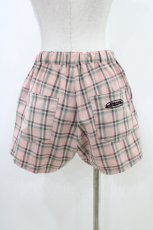 画像2: Candy Stripper / COZY CHECK SHORTパンツ 2 ピンクベージュ H-26-05-17-1024-PU-PA-KB-ZH (2)