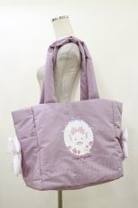 画像1: m petit by misako / こぎみゅん/トートバッグ  ラベンダー H-26-05-17-076-LO-BG-NS-ZH (1)