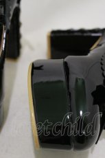 画像4: LIZ LISA / アンクレットストラップ3連リボンパンプス 3(L) ブラックエナメル H-26-05-17-077-LO-SH-NS-ZH (4)