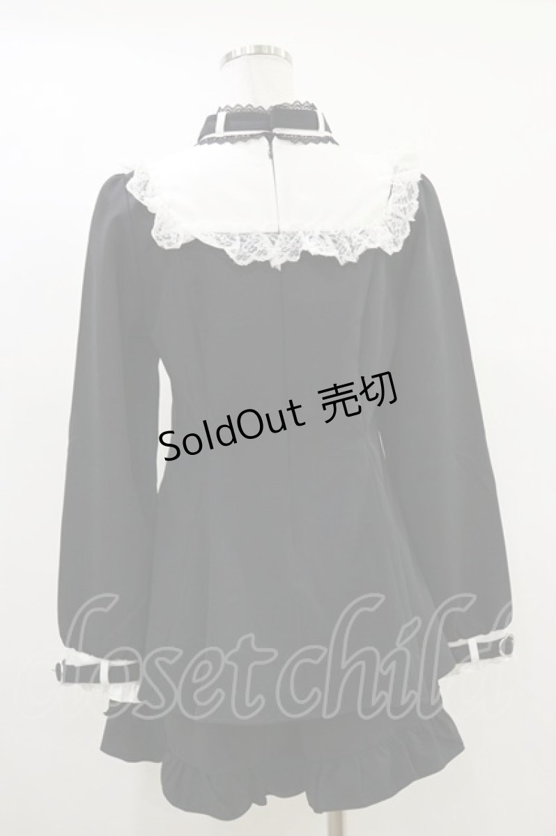 画像2: DearMyLove / ハートチョーカーヨークレースセットアップ L ブラック H-26-05-17-015-GO-OP-NS-ZH (2)