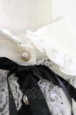 画像3: Secret Honey / レースケープ付長袖セットアップ M ブラック H-26-05-17-019-CA-OP-NS-ZH (3)