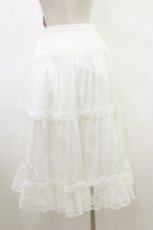画像2: m petit by misako / MSKサテンキリカエペチSK S 白 H-26-05-17-022-LO-SK-NS-ZH (2)