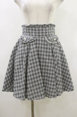 画像1: NOEMIE / チェックスカート M ブラック H-26-05-17-025-LO-SK-NS-ZH (1)