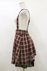 画像3: axes femme POETIQUE / サス付バックフリルスカート M ボルドー H-26-05-17-026-AX-SK-NS-ZH (3)